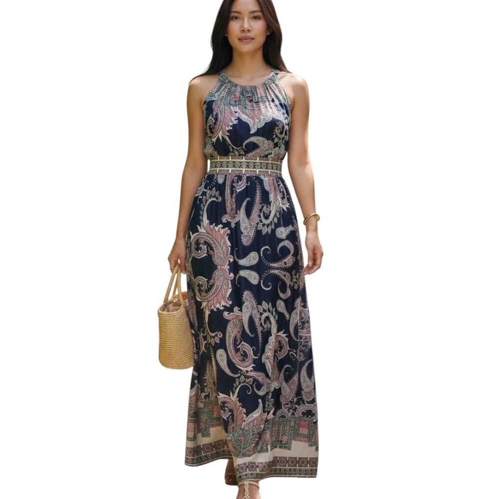 Gilli Kodi Jersey Maxi Dress, Black, Size L